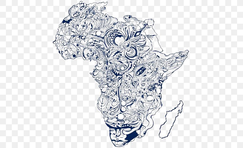 South Africa Visual Arts Illustration, PNG, 500x500px, South Africa, Africa, Art, Black And White, Body Jewelry Download Free