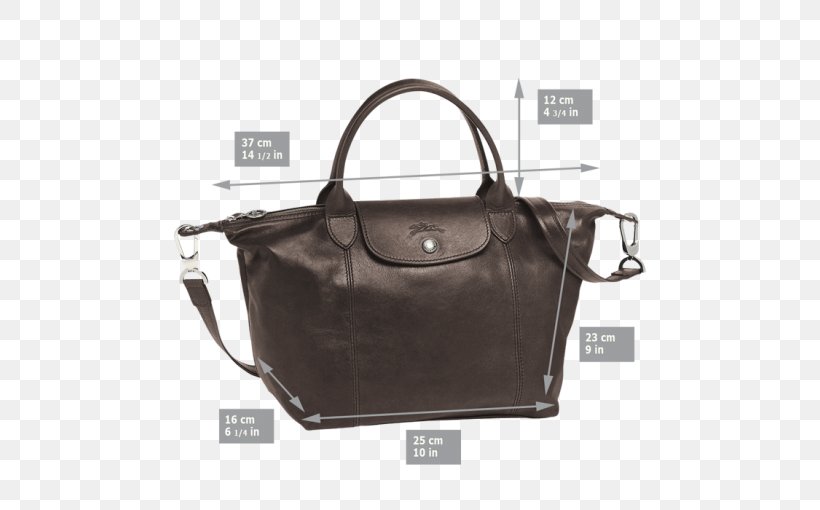 Tote Bag Leather Longchamp Pliage Handbag, PNG, 510x510px, Tote Bag, Bag, Black, Brand, Brown Download Free