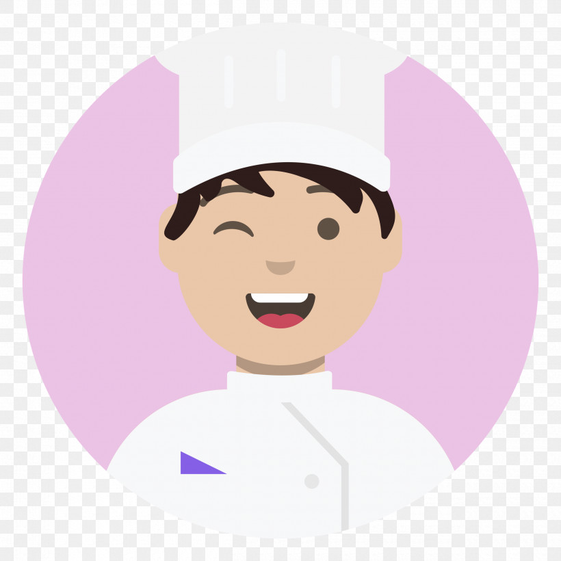 Chef Avatar, PNG, 2500x2500px, Smile, Cartoon, Forehead, Happiness, Headgear Download Free