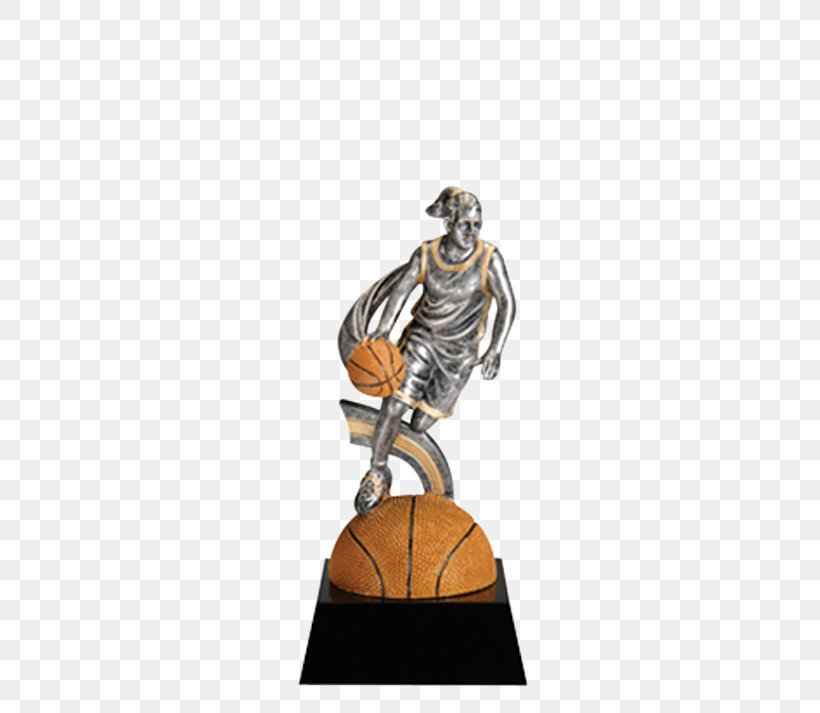 Trophy Women's Basketball Award Naismith Memorial Basketball Hall Of Fame, PNG, 557x713px, Trophy, Award, Ball, Basketball, Bronze Sculpture Download Free