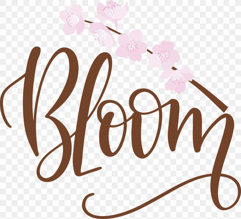 Bloom Spring, PNG, 3000x2723px, Bloom, Calligraphy, Flower, Flowerpot, Free Download Free