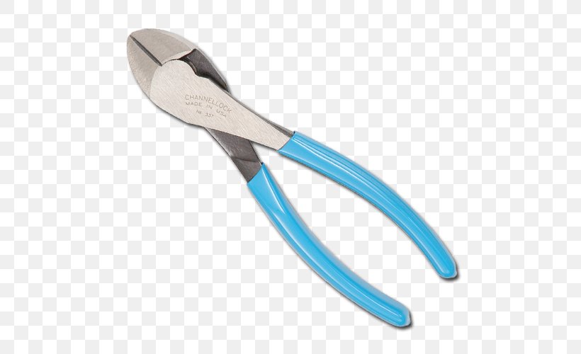 Diagonal Pliers Hand Tool Channellock, PNG, 500x500px, Diagonal Pliers, Channellock, Cutting, Electrician, File Download Free