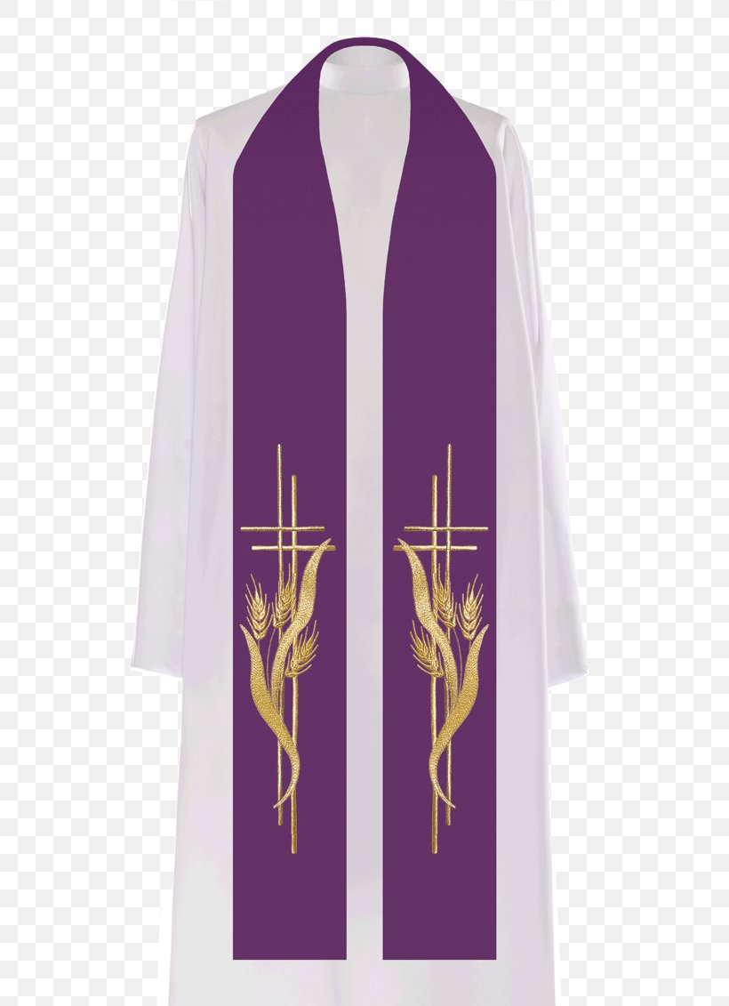 Stole Vestment Priest Liturgy Clerical Collar, PNG, 800x1131px, Stole, Alb, Altar Cloth, Chasuble, Clerical Collar Download Free