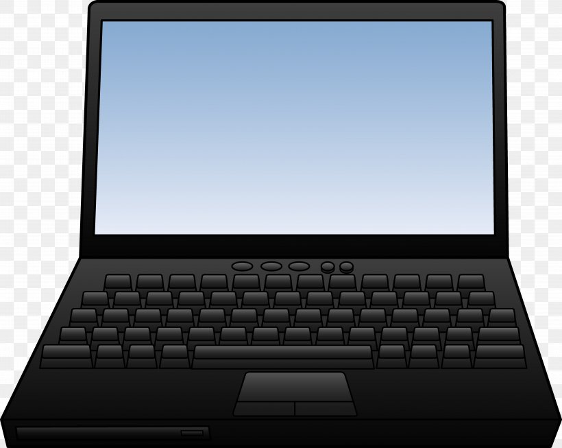 Laptop Computer Keyboard Clip Art, PNG, 6654x5300px, Laptop, Computer, Computer Accessory, Computer Graphics, Computer Hardware Download Free
