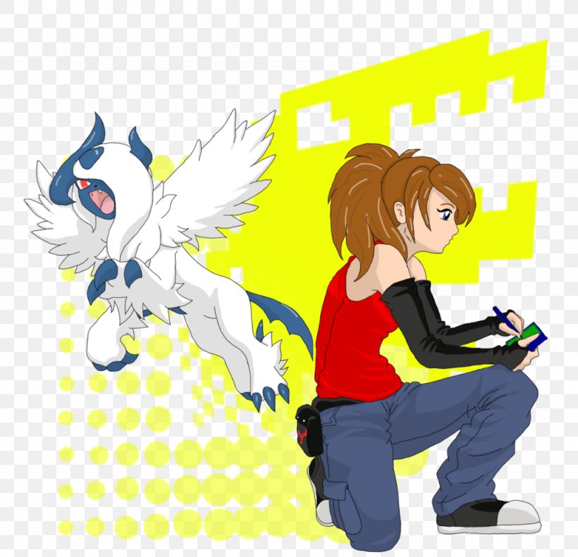 Pokémon X And Y Absol Pokémon GO Pokémon XD: Gale Of Darkness, PNG, 1024x989px, Watercolor, Cartoon, Flower, Frame, Heart Download Free