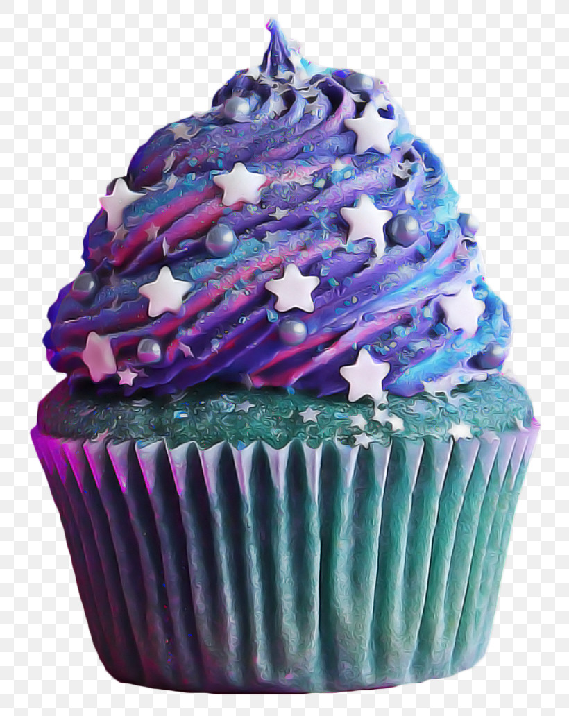 Cupcake Baking Cup Purple Violet Cake, PNG, 768x1032px, Cupcake, Aqua, Baking Cup, Buttercream, Cake Download Free