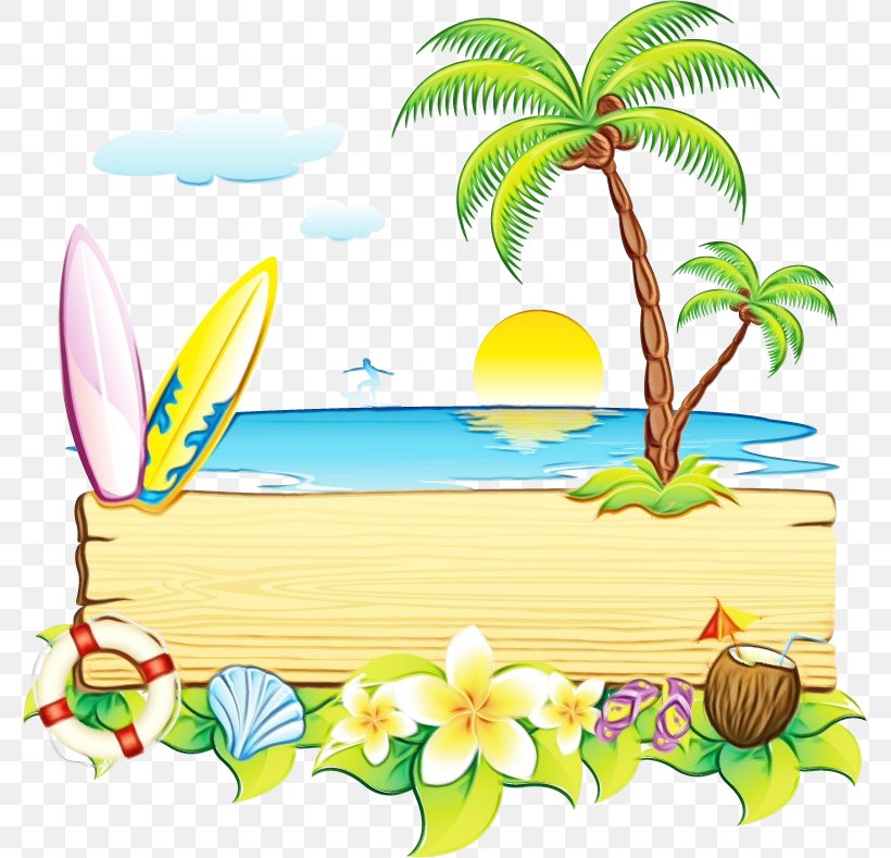 Palm Tree Background, PNG, 777x789px, Watercolor, Art, Florida, Gratis, Newspaper Download Free