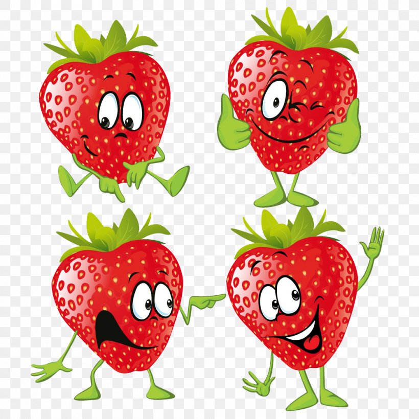Strawberry Juice Illustration Image Fruit, PNG, 1000x1000px, Strawberry Juice, Berries, Cartoon, Food, Fruit Download Free
