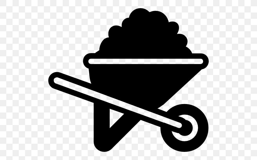 Industry Tool Wheelbarrow Clip Art, PNG, 512x512px, Industry, Architectural Engineering, Black And White, Diamond Tool, Monochrome Photography Download Free