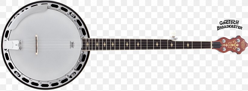 Banjo Guitar Gretsch Fender Esquire, PNG, 2400x885px, Watercolor, Cartoon, Flower, Frame, Heart Download Free