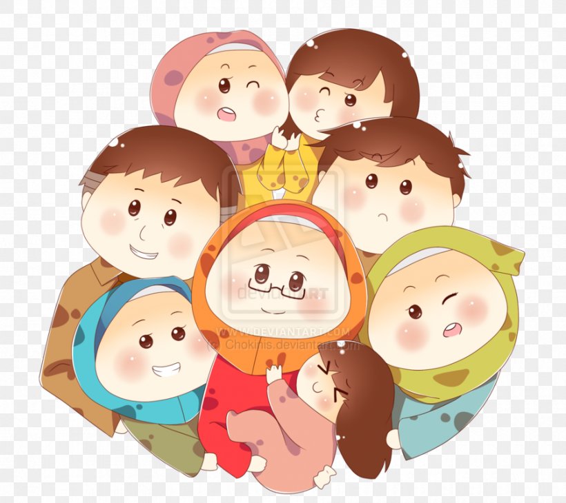 Cartoon Family Islam Muslim, PNG, 900x802px, Cartoon, Allah, Child, Facial Expression, Family Download Free