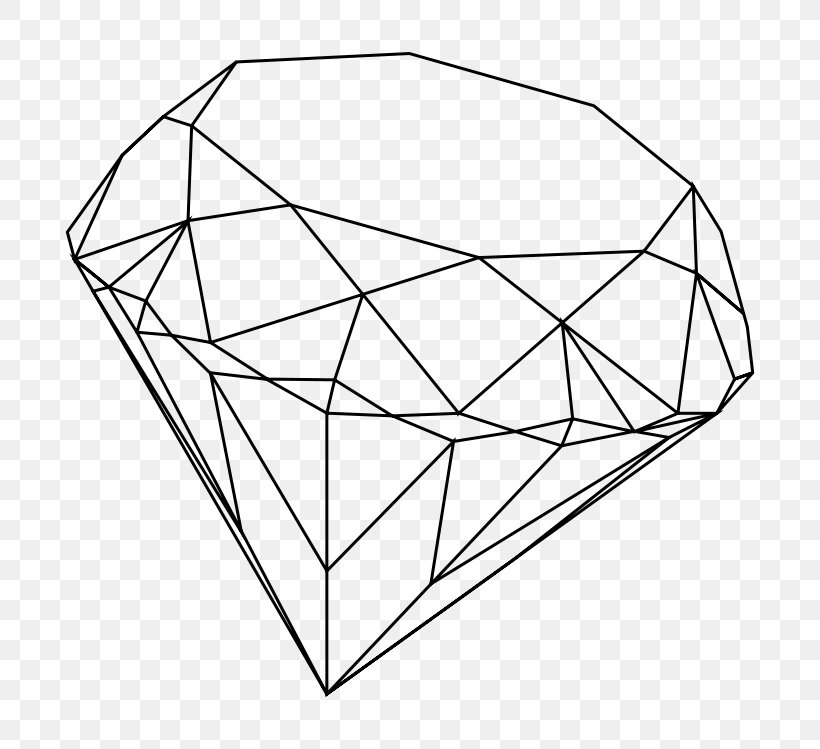 Drawing Diamond Line Art Clip Art, PNG, 800x749px, Drawing, Area, Art, Artwork, Black And White Download Free