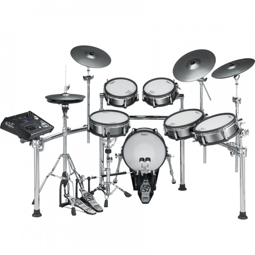 Electronic Drums Roland V-Drums Roland Corporation, PNG, 900x900px, Electronic Drums, Acoustic Guitar, Alesis, Bass Drum, Black And White Download Free