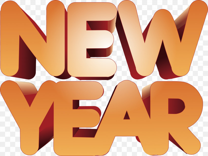 Happy New Year New Year, PNG, 3000x2256px, Happy New Year, Logo, New Year, Text Download Free