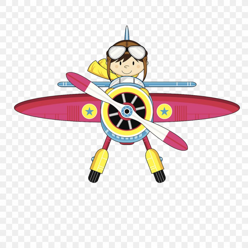 Airplane Royalty-free Stock Illustration Vector Graphics Image, PNG, 1000x1000px, Airplane, Animation, Cartoon, Fictional Character, Games Download Free