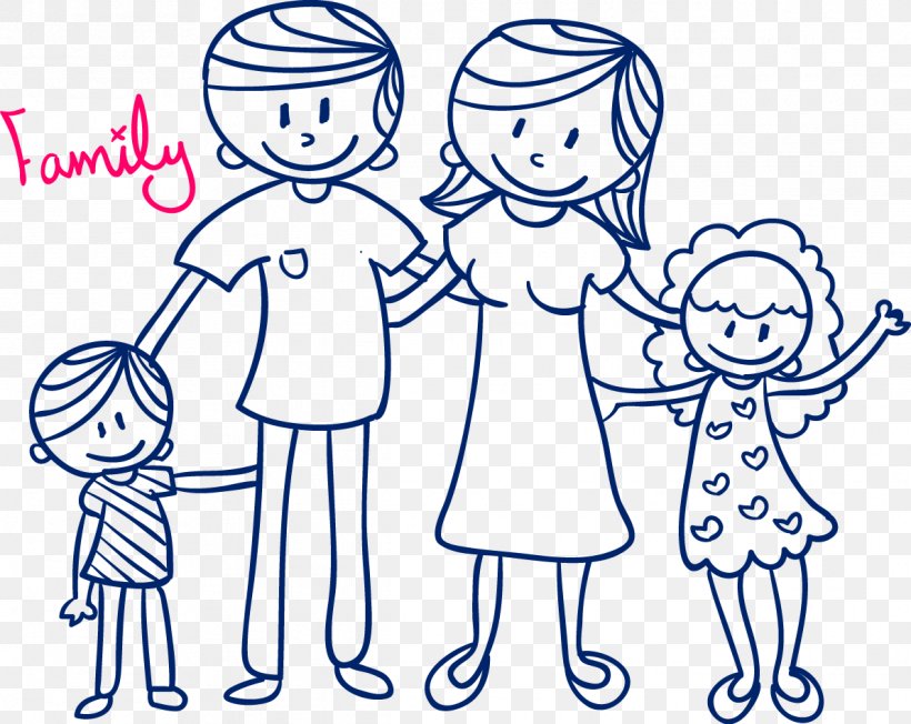 Family Drawing Cartoon Child, PNG, 1192x948px, Watercolor, Cartoon