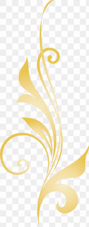 Elements - Leaf Flower Petal Yellow PNG