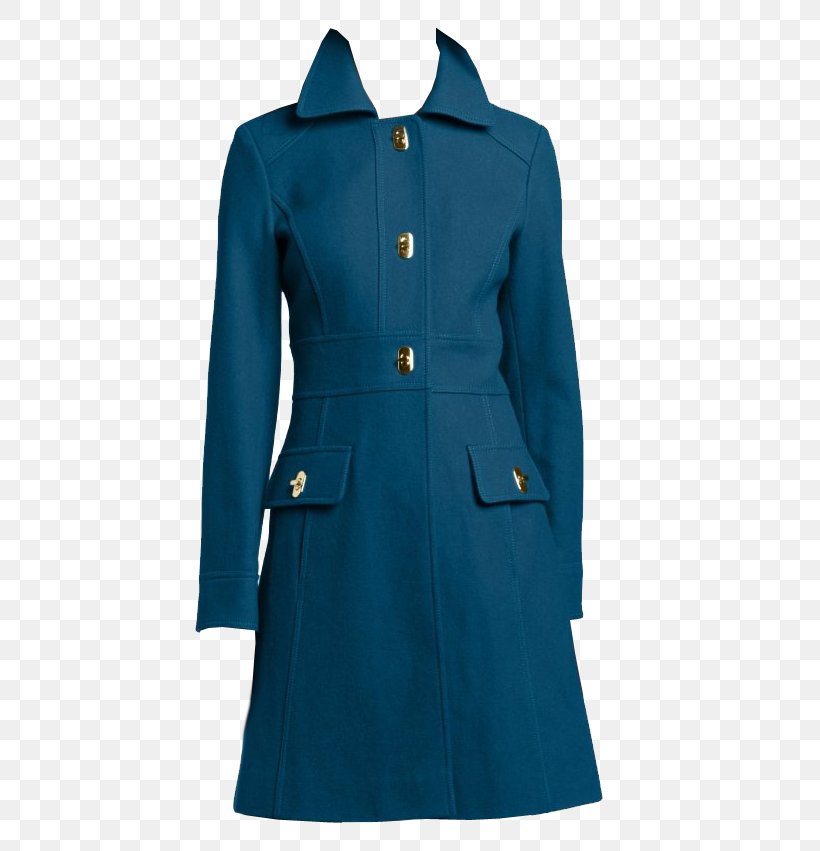 Trench Coat Cobalt Blue Overcoat, PNG, 720x851px, Trench Coat, Aqua, Blue, Coat, Cobalt Download Free
