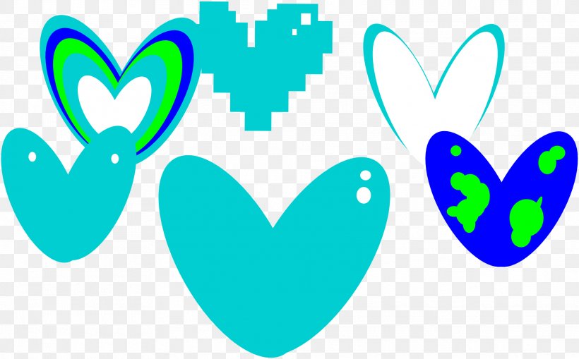 Turquoise Heart Color Blue Clip Art, PNG, 1969x1223px, Turquoise, Aqua, Azure, Blue, Butterfly Download Free