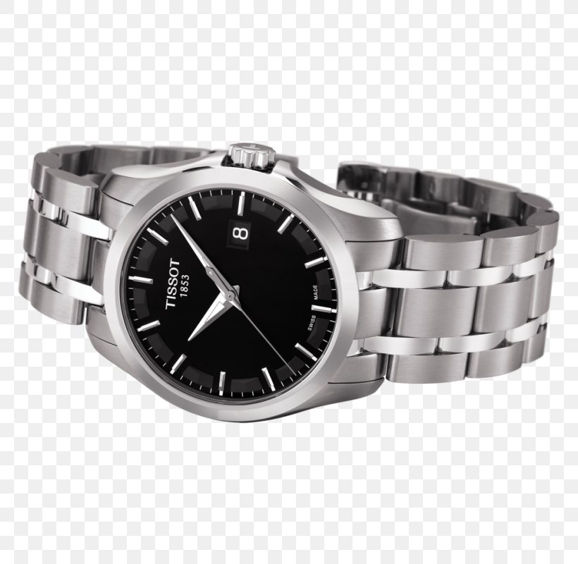 Watch Strap Tissot Clock Silver, PNG, 800x800px, Watch, Bracelet, Brand, Clock, Clothing Accessories Download Free