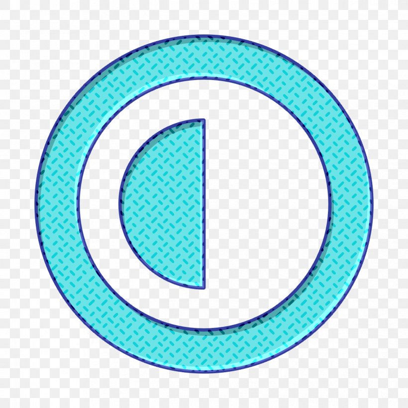Circle Icon Half Icon, PNG, 1244x1244px, Circle Icon, Aqua, Electric Blue, Half Icon, Oval Download Free