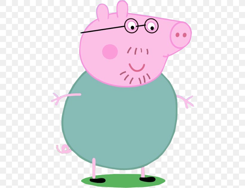 Daddy Pig Granny Pig Grandpa Pig Mummy Pig, PNG, 480x628px, Pig, Animated Cartoon, Cartoon, Daddy Pig, Family Download Free