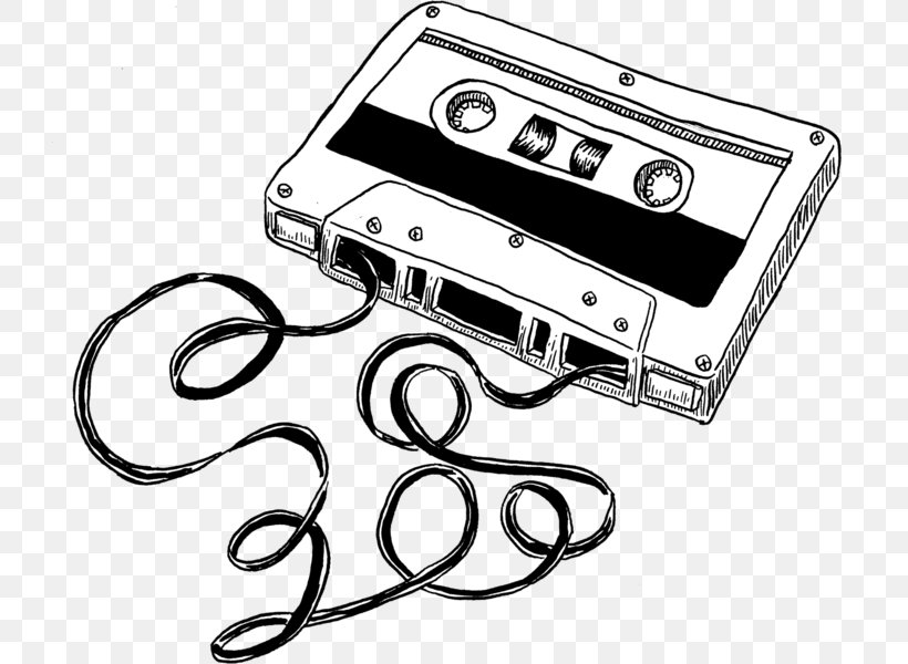 Compact Cassette Drawing Mixtape, PNG, 725x600px, Watercolor, Cartoon, Flower, Frame, Heart Download Free