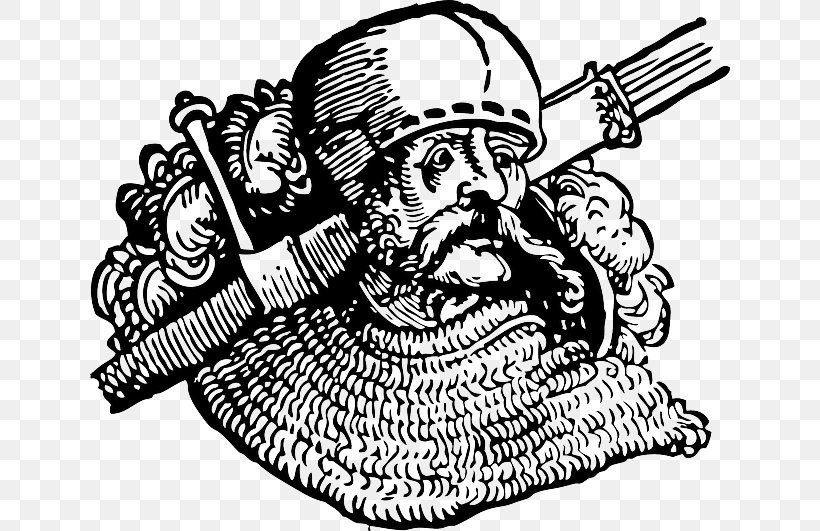 Middle Ages Vector Graphics Clip Art Illustration Image, PNG, 640x531px, Middle Ages, Art, Black And White, Drawing, Facial Hair Download Free
