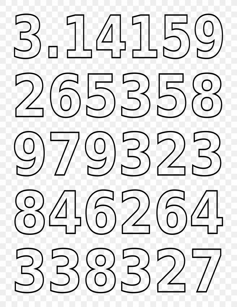 Pi Day Coloring Book Number Clip Art, PNG, 1855x2400px, Pi Day, Area, Black And White, Child, Coloring Book Download Free