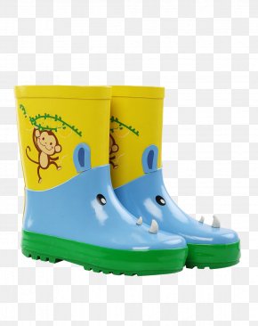 Cartoon Rain Boots - Cartoon Drawing Designer Wellington Boot PNG