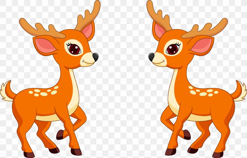 White-tailed Deer Clip Art, PNG, 2902x1858px, Deer, Animal Figure, Cartoon,  Cuteness, Drawing Download Free