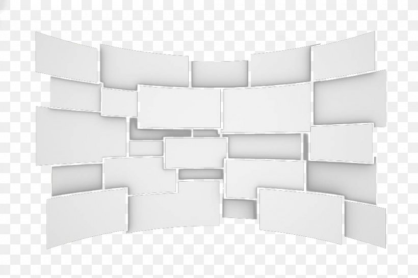 White Wall Geometry Television, PNG, 1000x667px, White, Black And White, Designer, Floor, Flooring Download Free