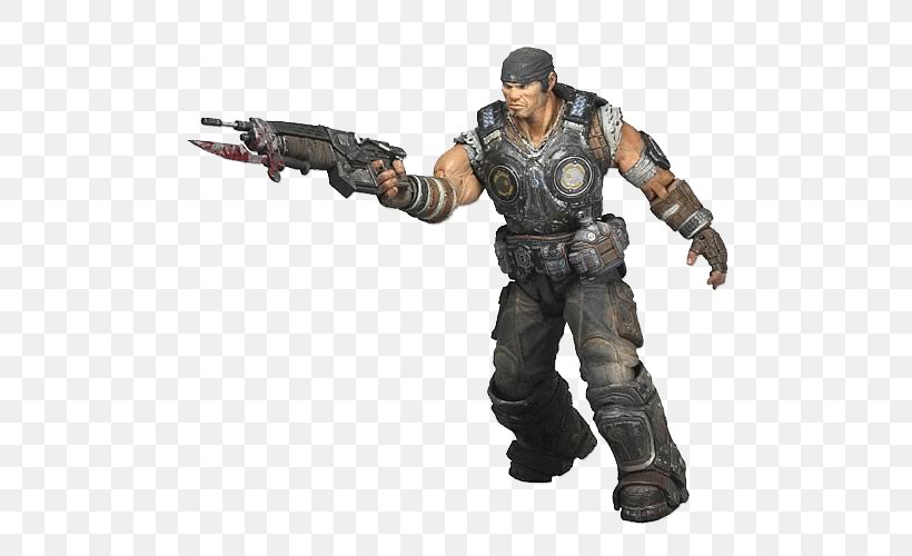 Gears Of War 3 Action Figure Marcus Fenix Toy, PNG, 500x500px, Gears Of War 3, Action Fiction, Action Figure, Damon Baird, Epic Games Download Free