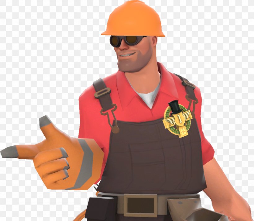 Hard Hats Team Fortress 2 Thumb Construction Foreman Architectural Engineering, PNG, 861x749px, Hard Hats, Architectural Engineering, Arm, Cap, Climbing Download Free
