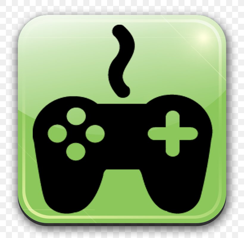 Joystick Game Controllers Video Game, PNG, 800x800px, Joystick, Button, Game, Game Controllers, Green Download Free