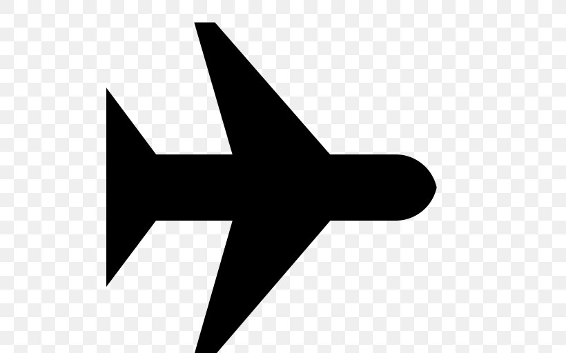 Airplane, PNG, 512x512px, Airplane, Air Travel, Airplane Mode, Black, Black And White Download Free