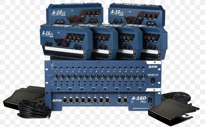 Digital Audio Aviom Audio Mixers Audio Mixing Microphone, PNG, 800x511px, Digital Audio, Audio Mixers, Audio Mixing, Avid, Circuit Component Download Free