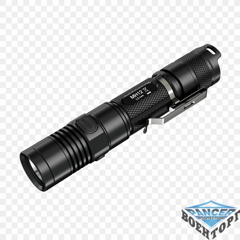 Flashlight Light-emitting Diode Rechargeable Battery Tactical Light, PNG, 1200x1200px, Light, Battery, Brightness, Cree Inc, Flashlight Download Free