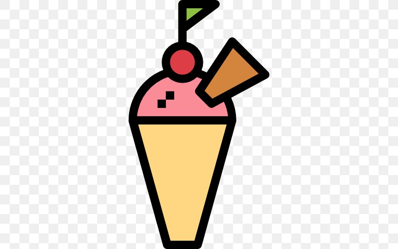Ice Cream Cones Sundae Clip Art, PNG, 512x512px, Ice Cream, Artwork, Banana Split, Butterscotch, Cream Download Free