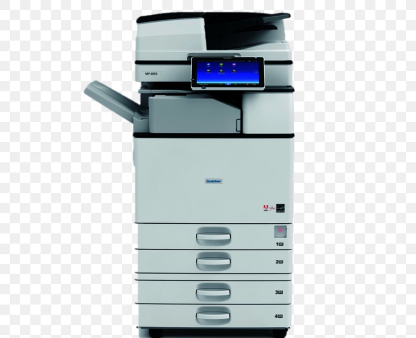 Multi-function Printer Photocopier Ricoh Paper, PNG, 500x666px, Multifunction Printer, Canon, Electronic Device, Fax, Gestetner Download Free