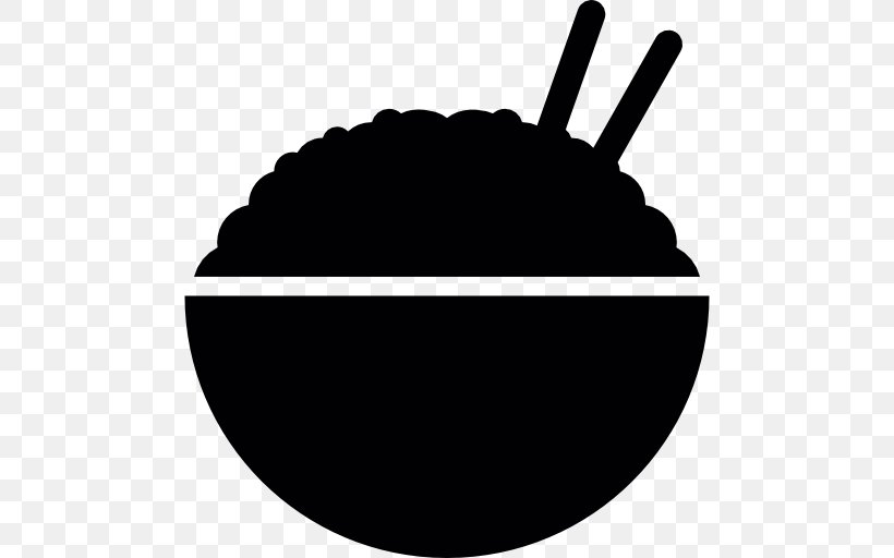 Asian Cuisine Japanese Cuisine Bowl, PNG, 512x512px, Asian Cuisine, Black, Black And White, Bowl, Chopsticks Download Free