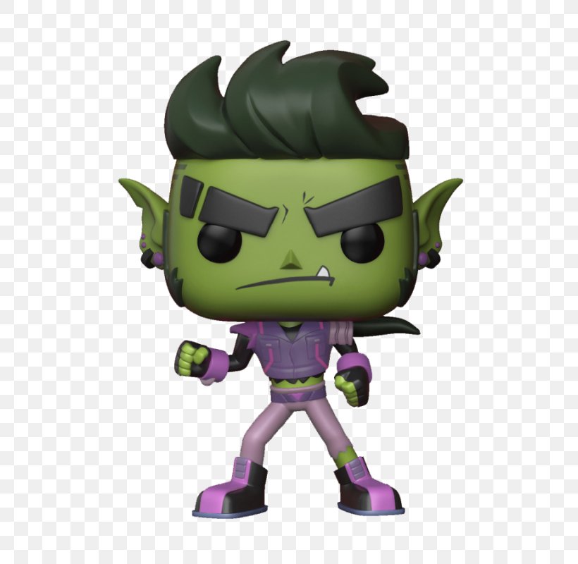 Beast Boy Robin Starfire Raven Funko, PNG, 800x800px, Beast Boy, Action Figure, Action Toy Figures, Animated Series, Cartoon Download Free