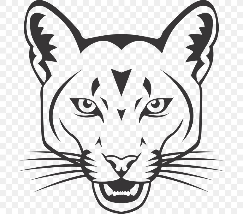 Cougar Lion Wildcat Felidae, PNG, 693x720px, Cougar, Animal, Artwork, Big Cats, Black Download Free