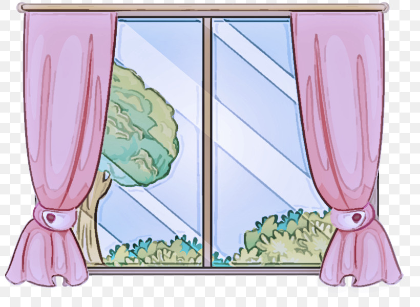 Curtain Pink Textile Interior Design Window Treatment, PNG, 800x600px, Curtain, Interior Design, Pink, Textile, Window Download Free