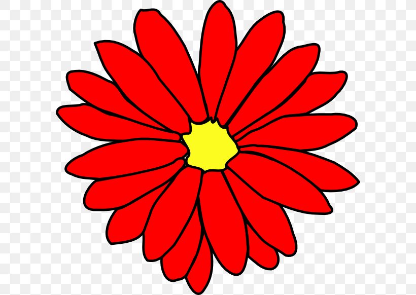 Flower Line Art, PNG, 600x582px, Common Daisy, Blackandwhite, Daisy Family, Flower, Gerbera Download Free