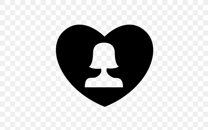 Heart-shaped Tag, PNG, 512x512px, Silhouette, Black And White, Heart, Logo, Shape Download Free