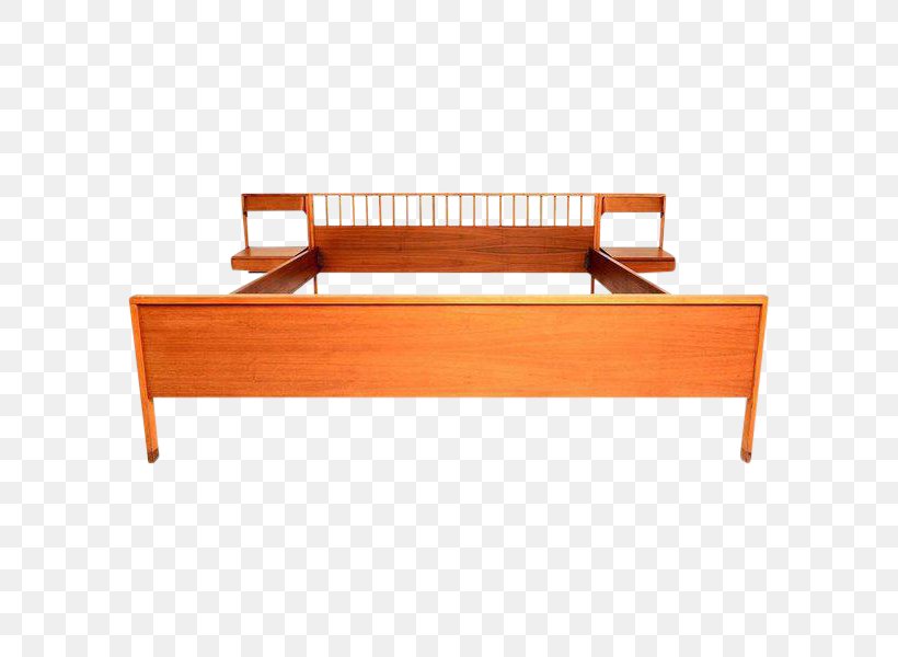 Bed Frame Bedside Tables Mid-century Modern Platform Bed, PNG, 600x600px, Bed Frame, Bed, Bed Size, Bedroom, Bedside Tables Download Free