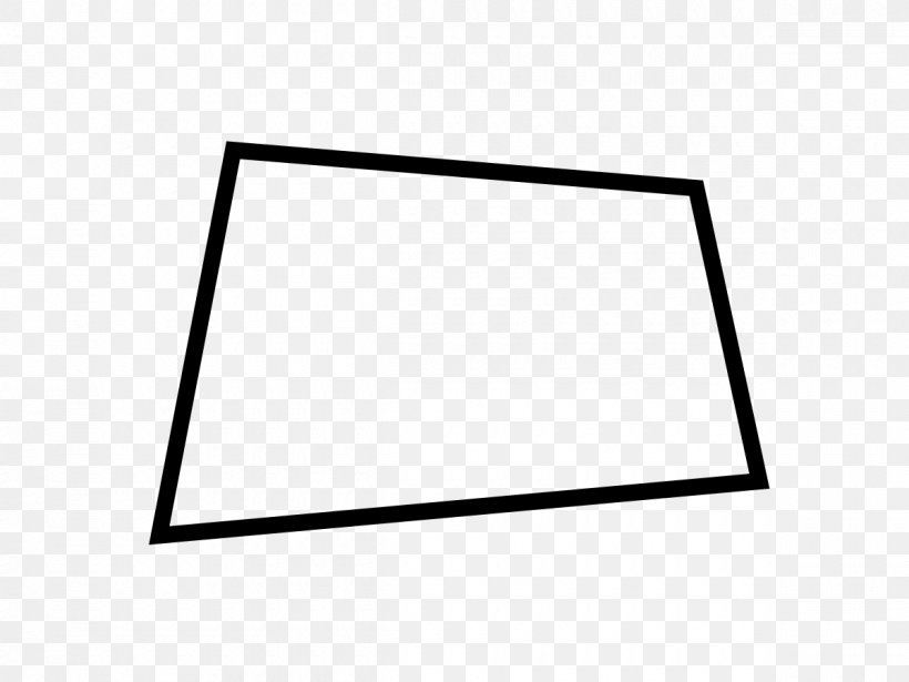 Quadrilateral Trapezoid Geometry Parallelogram Shape, PNG, 1200x900px, Quadrilateral, Area, Black, Black And White, Convex Set Download Free