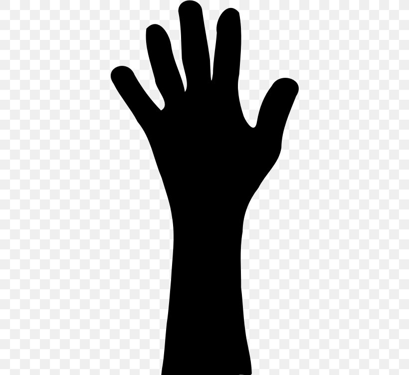 Silhouette Hand Clip Art, PNG, 378x752px, Silhouette, Arm, Art, Black And White, Finger Download Free