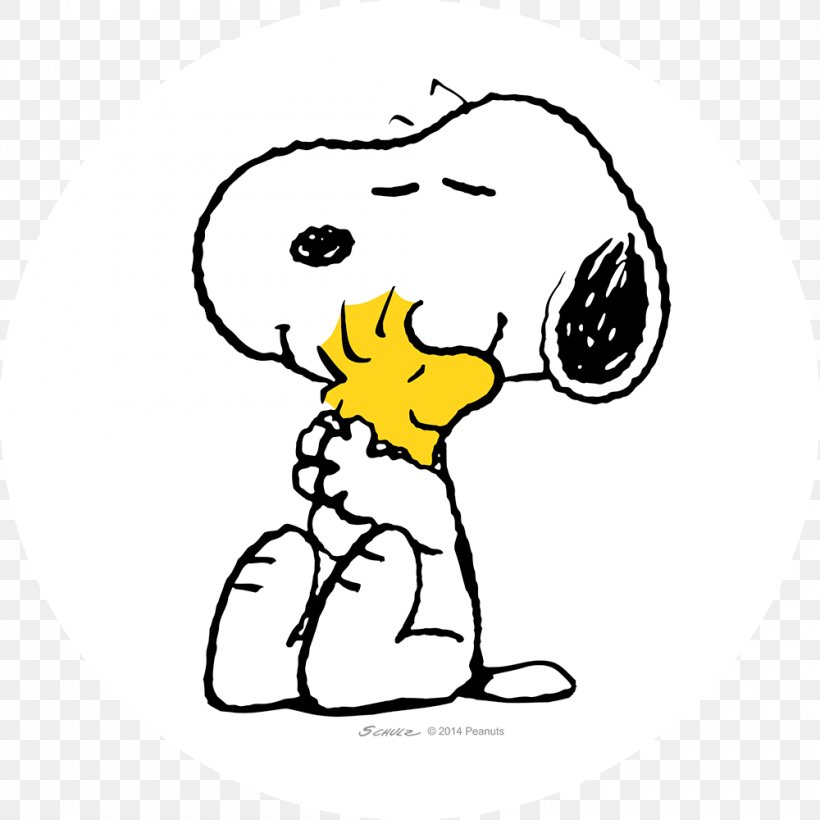 Snoopy Woodstock Charlie Brown Lucy Van Pelt Peanuts, PNG, 1000x1000px, Watercolor, Cartoon, Flower, Frame, Heart Download Free